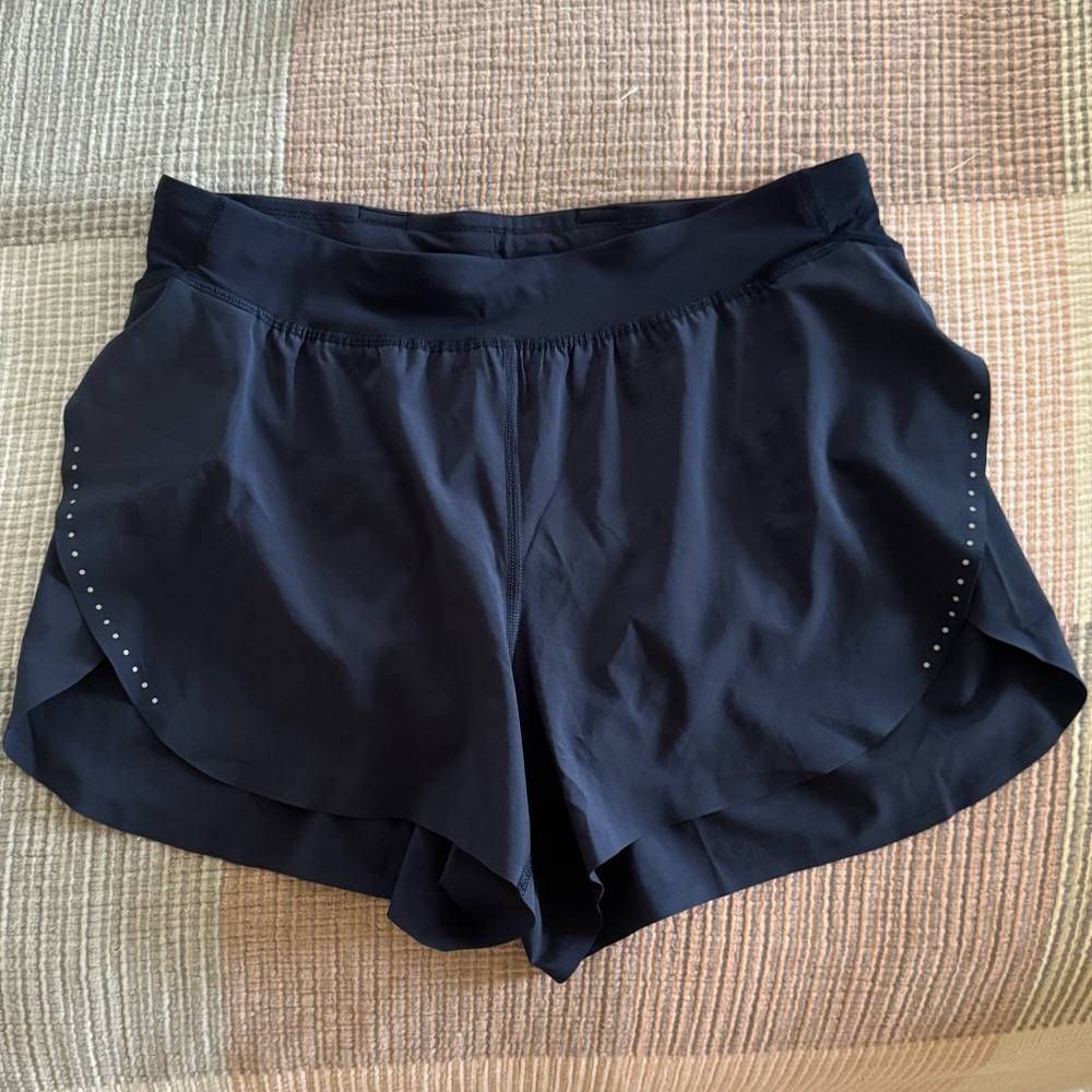 Lululemon Fast and Free High-Rise Classic-Fit Split Short 3" True Navy